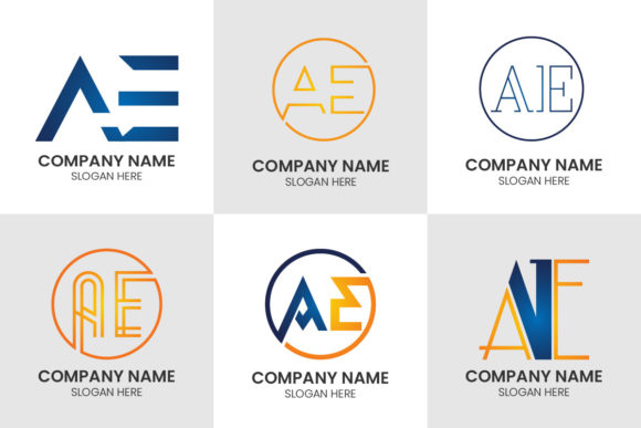 A E Monogram Logo Design: A Modern Branding Asset