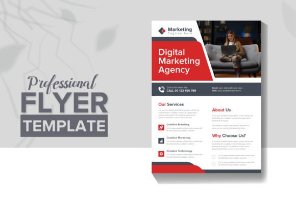 Corporate Modern Promotional Flyer Layou