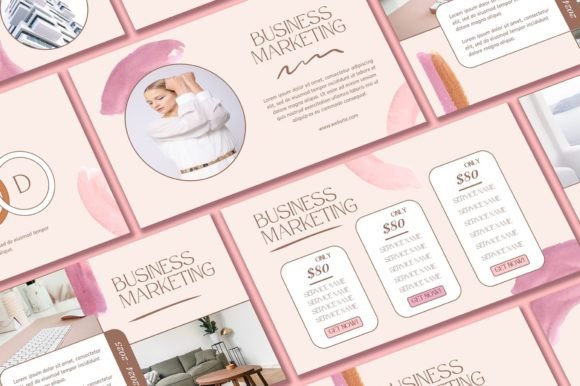 Elevate Your Slides: The Brush Powerpoint Template by Sky Creation