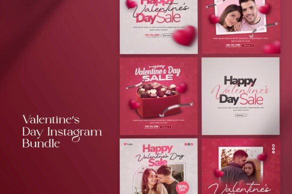 Elevate Your Valentine's Day Marketing with a Cohesive Social Media Bundle