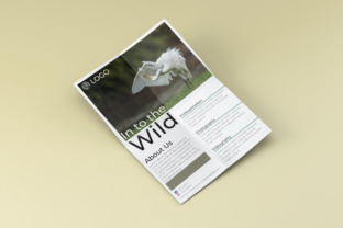 Into the Wild Flyer Template: Your Minimalist Marketing Powerhouse