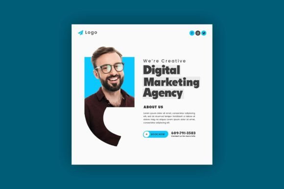 Marketing Agency Social Media Post Template Guide