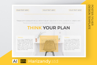 Think Plan Flyer Template: A Clean, Modern Approach