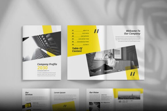 Your Professional Story, Designed: The Company Profile Brochure Template